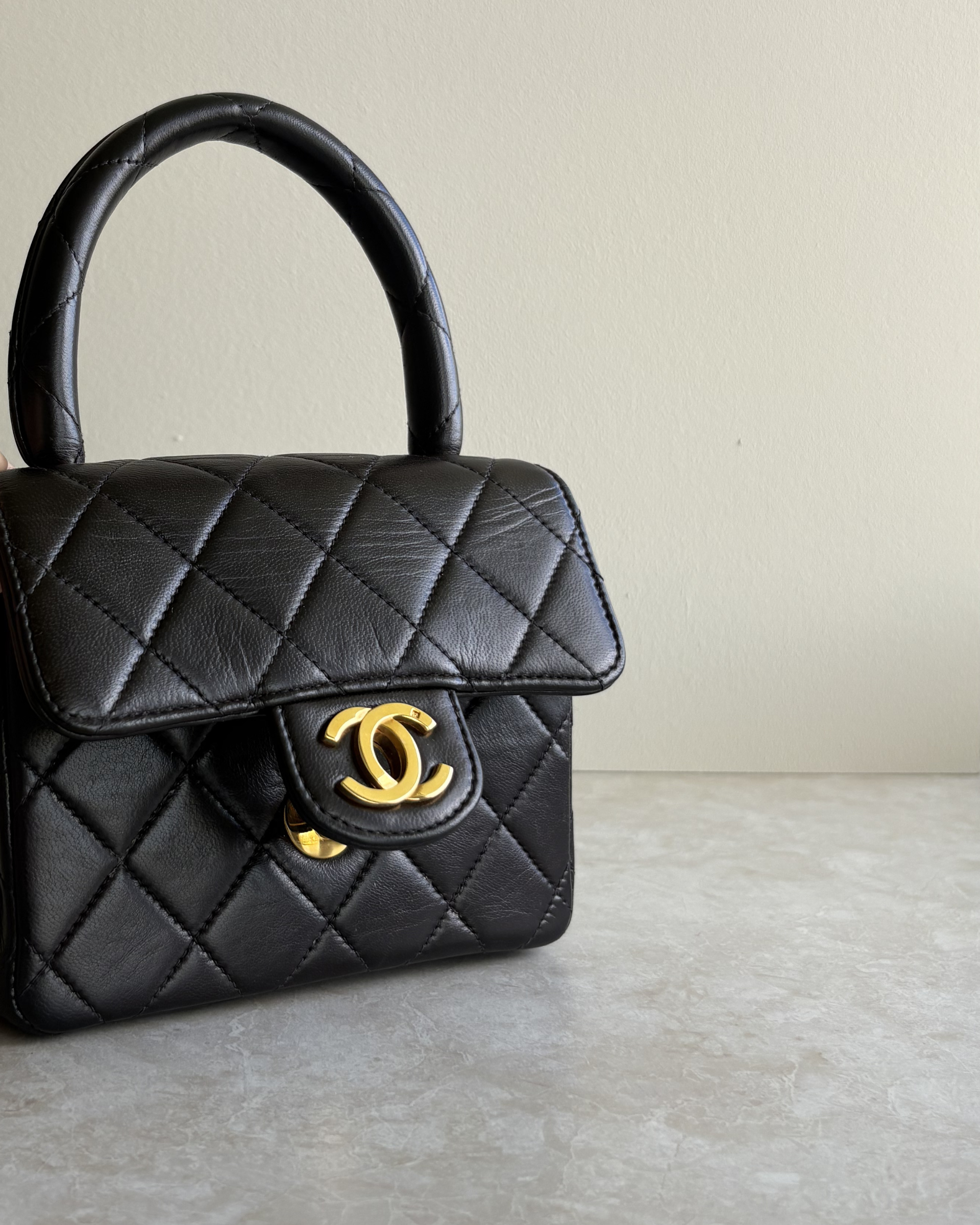 Chanel Top Handle Flap Bag Mini