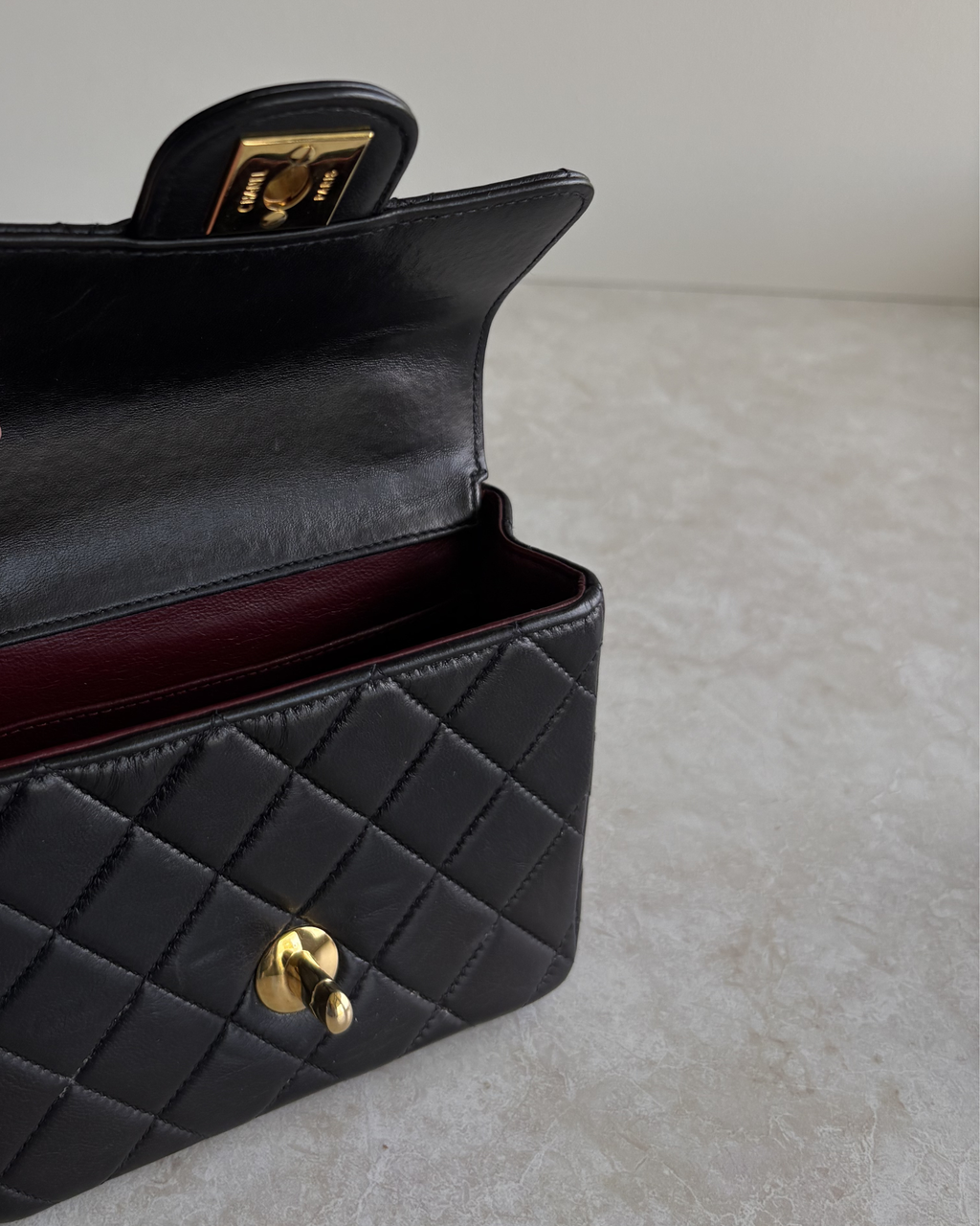Chanel Top Handle Flap Bag Mini