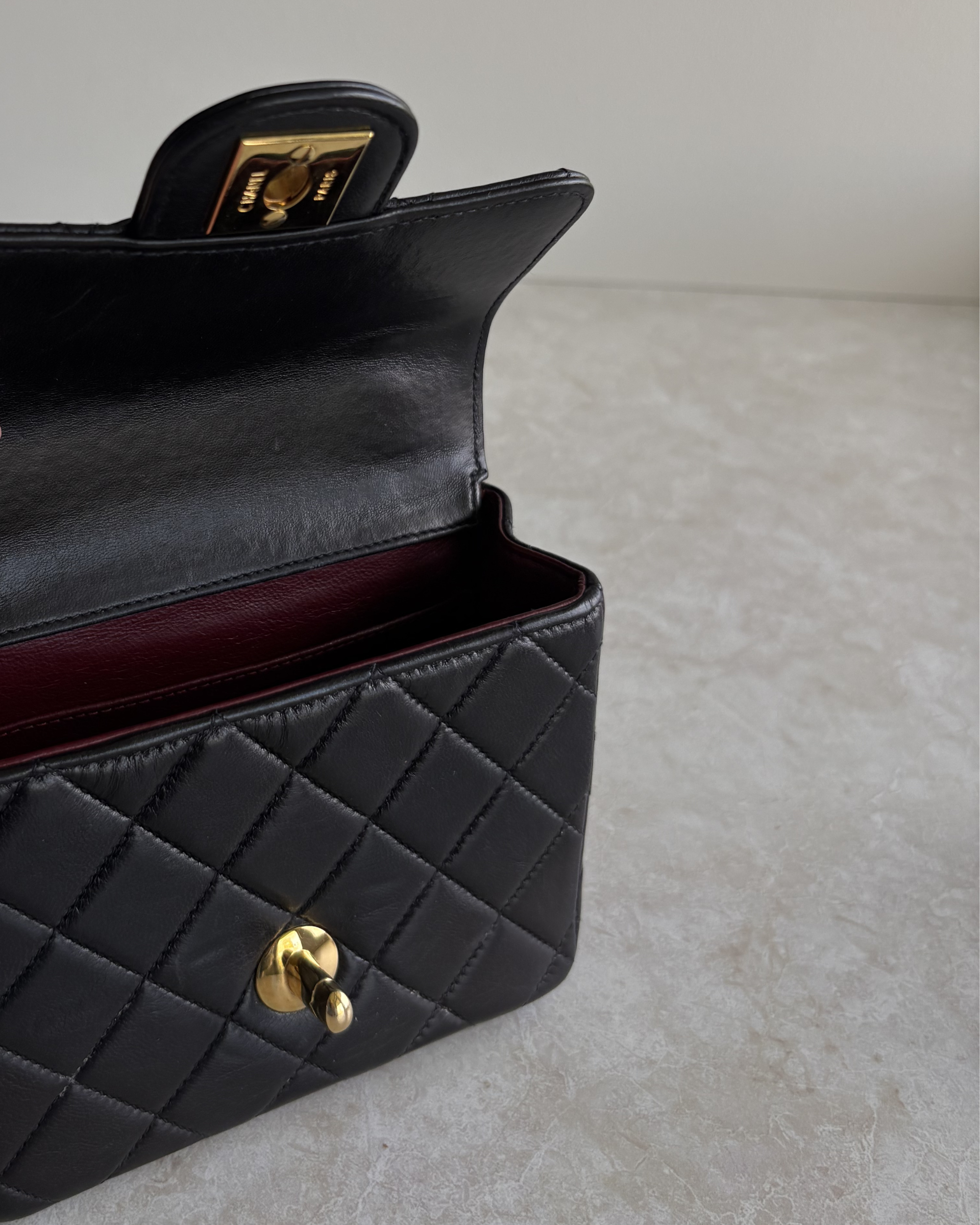 Chanel Top Handle Flap Bag Mini