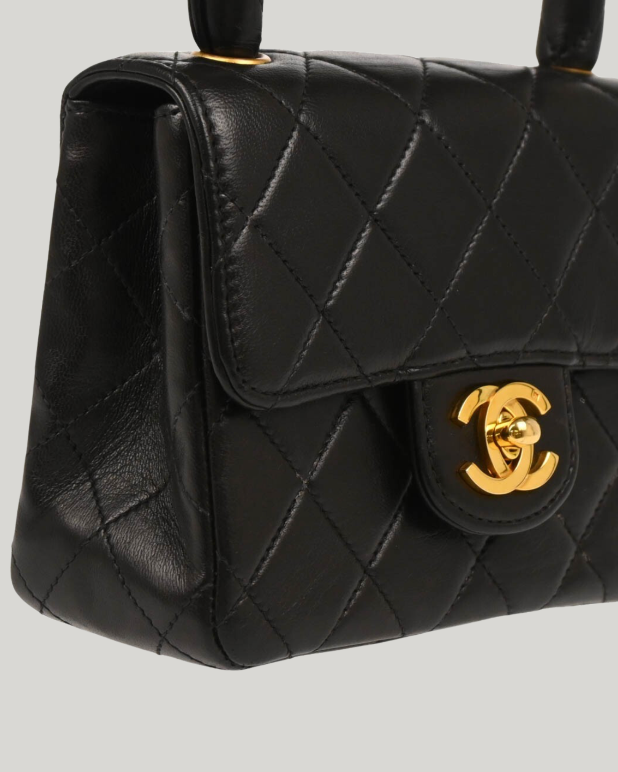 Chanel Top Handle Flap Bag Mini