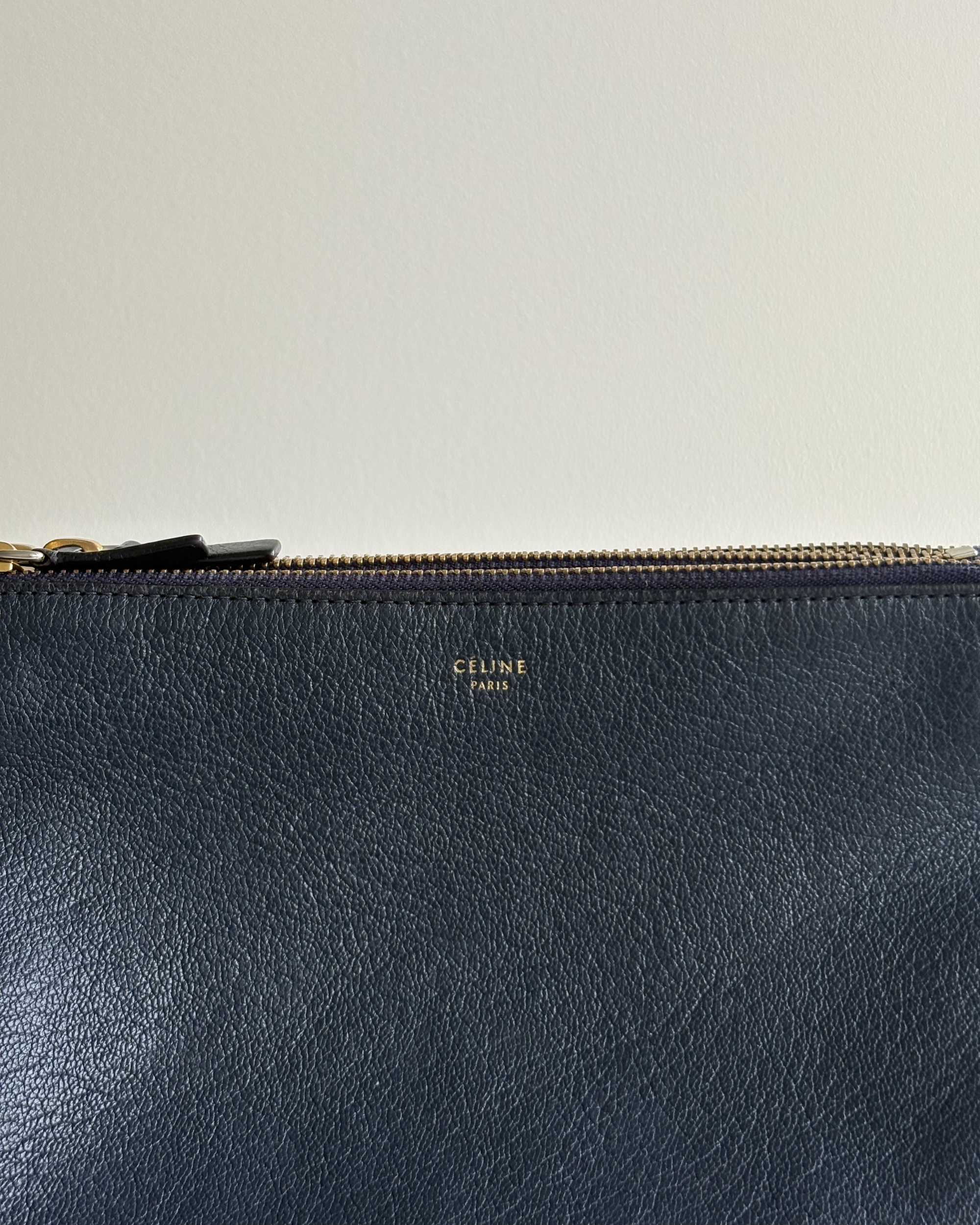Celine Trio Small Navy