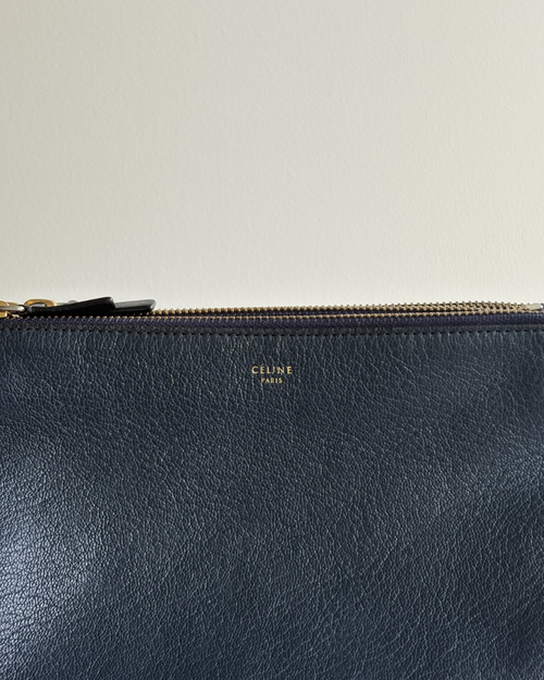 Celine Trio Small Navy