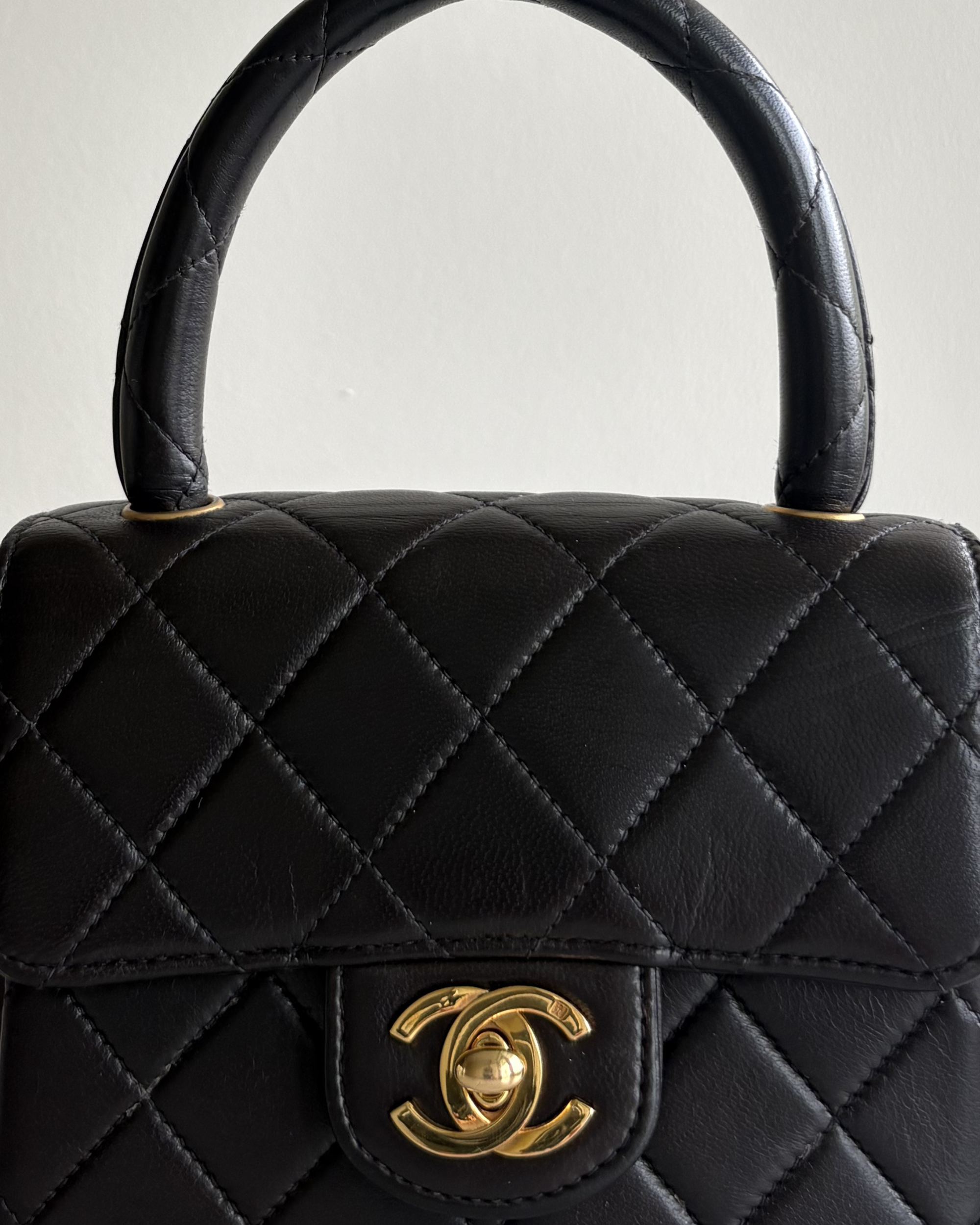 Chanel Top Handle Flap Bag Mini