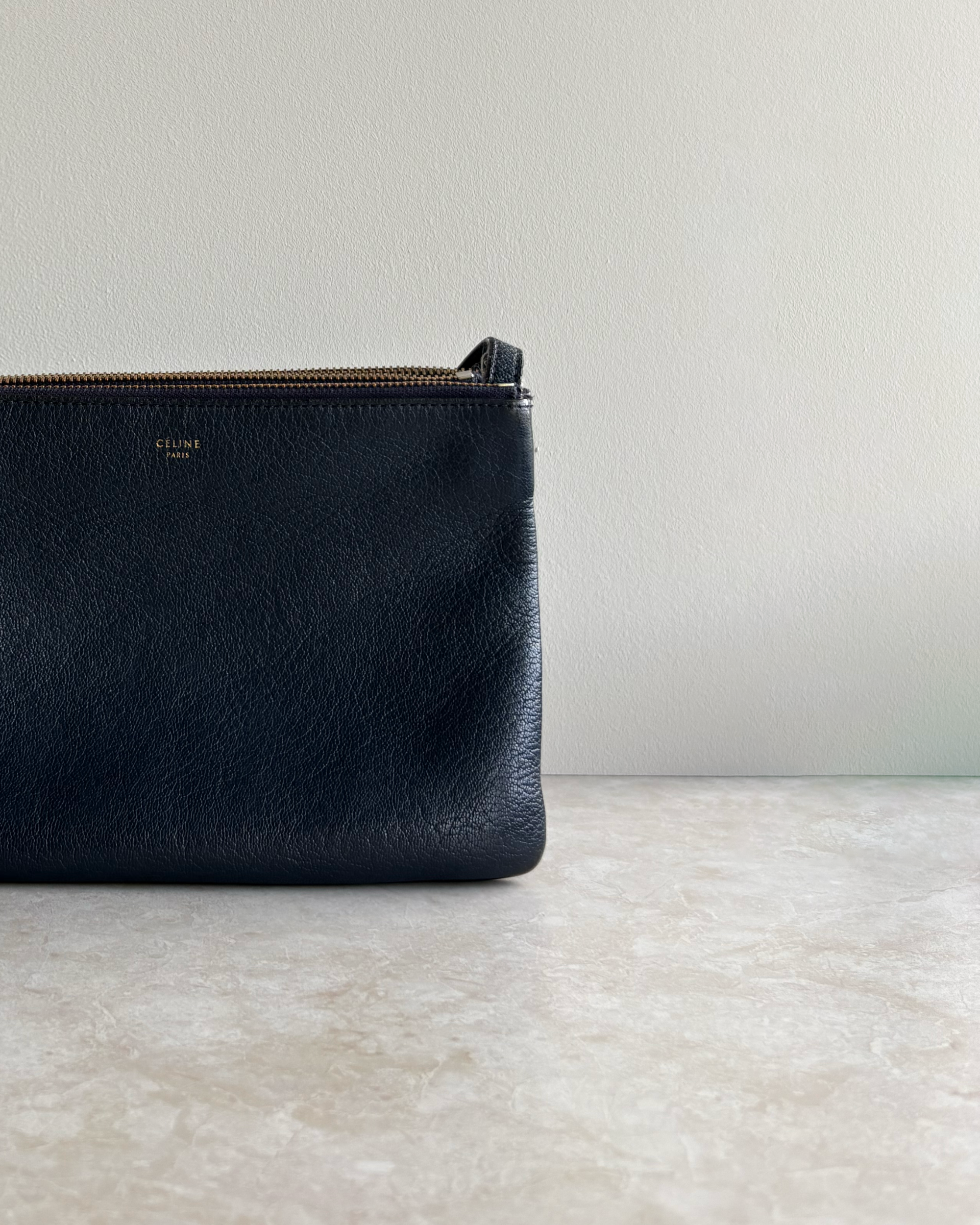 Celine Trio Small Navy