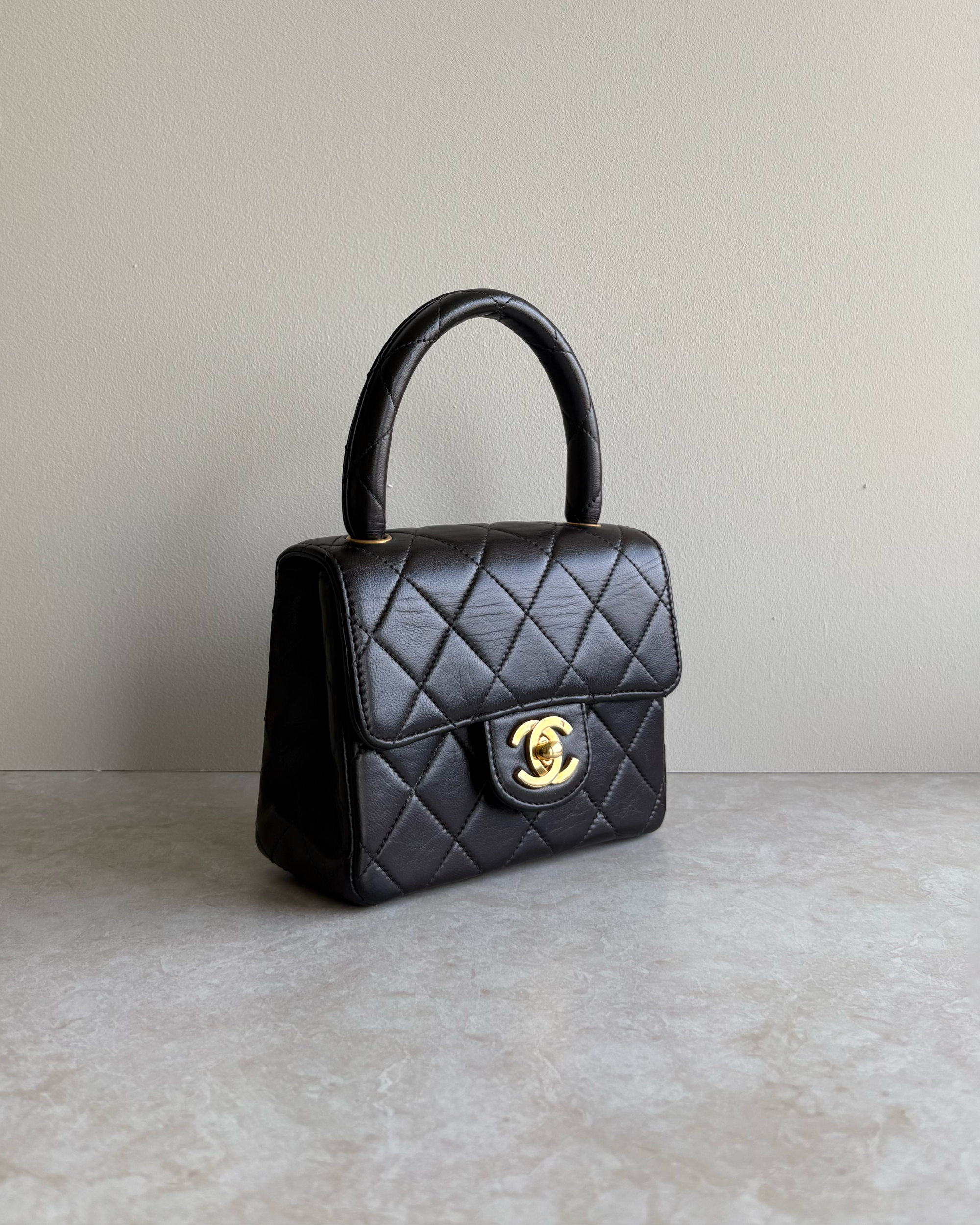 Chanel Top Handle Flap Bag Mini