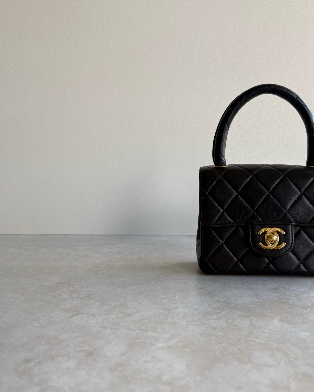 Chanel Top Handle Flap Bag Mini