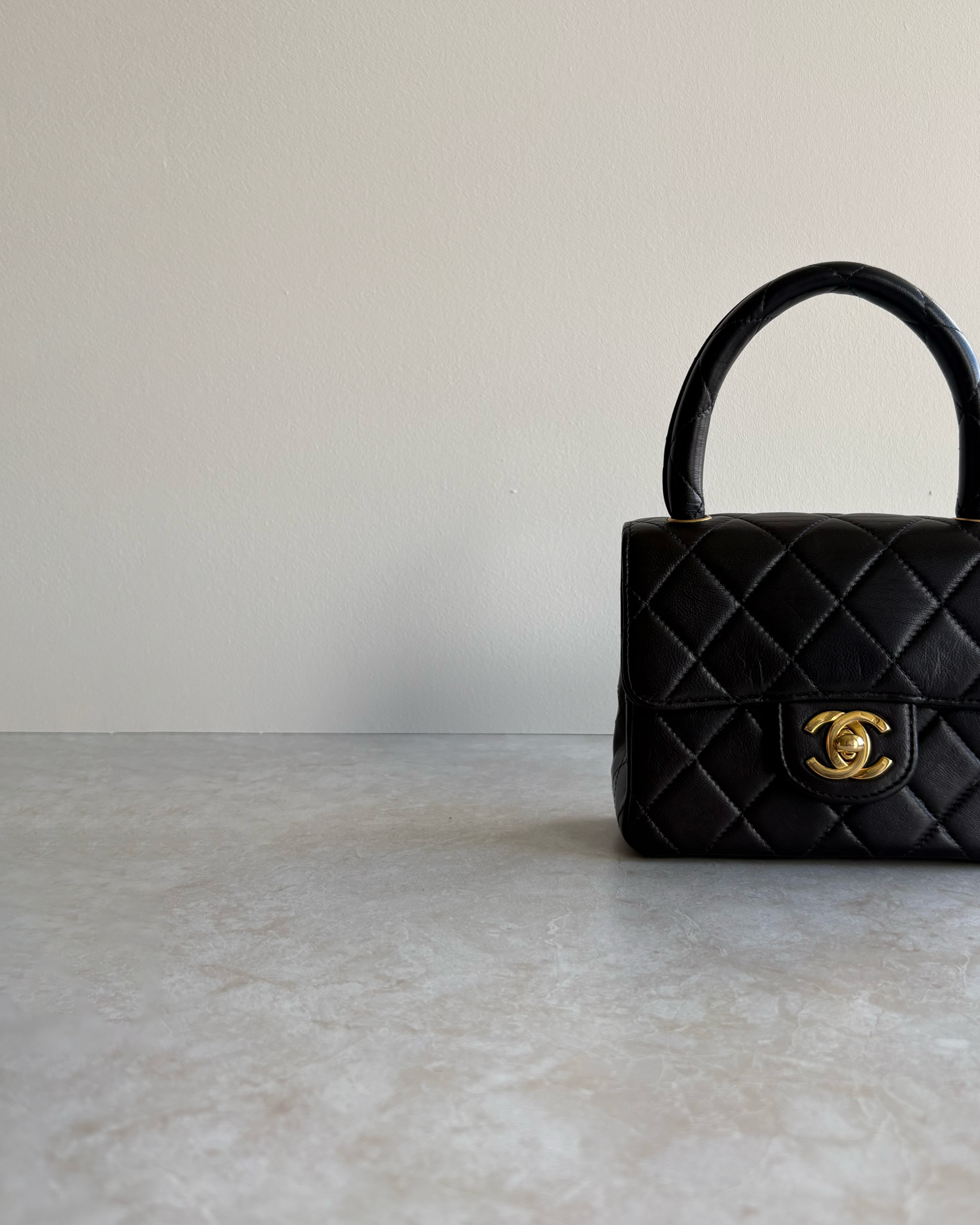 Chanel Top Handle Flap Bag Mini