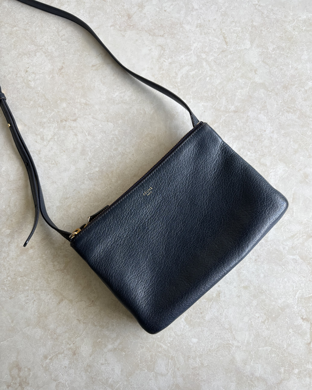 Celine Trio Small Navy
