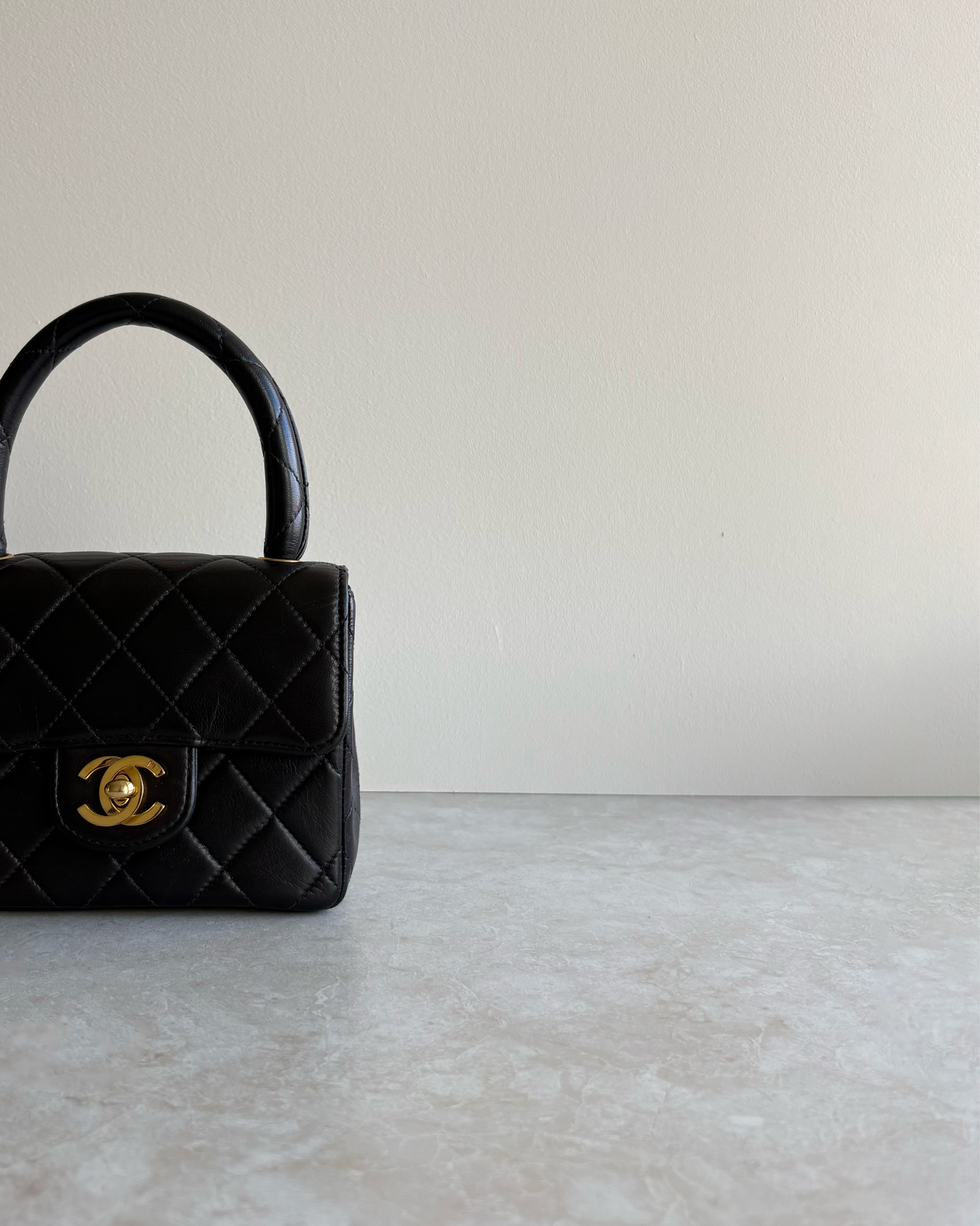 Chanel Top Handle Flap Bag Mini