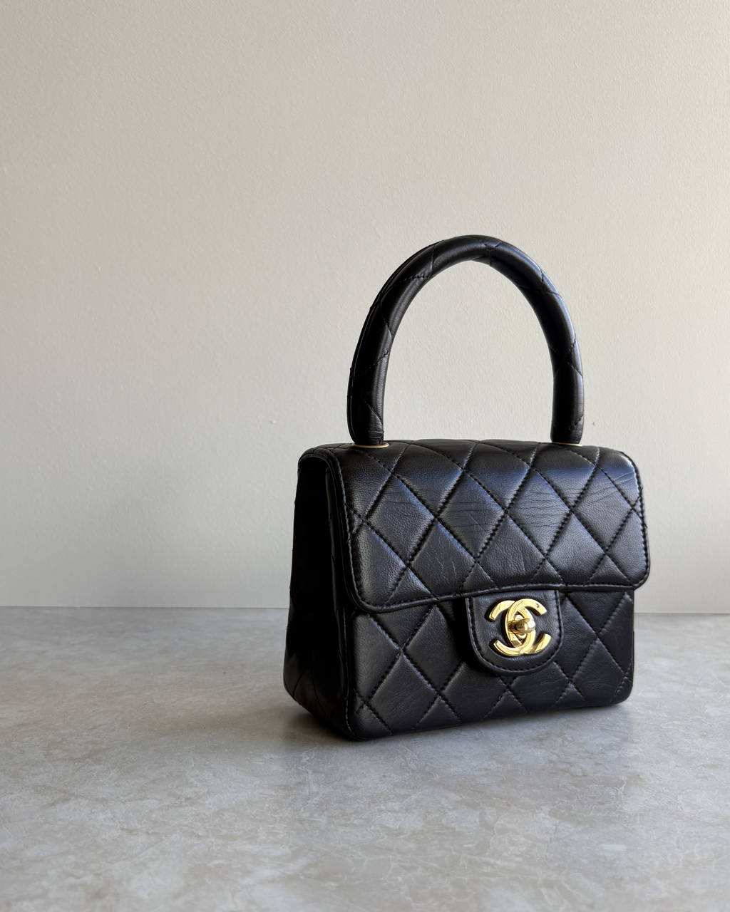 Chanel Top Handle Flap Bag Mini
